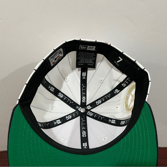 New Era, 59Fifty Fitted Hat, New York Giants, White & Blue - Picture 8 of 11